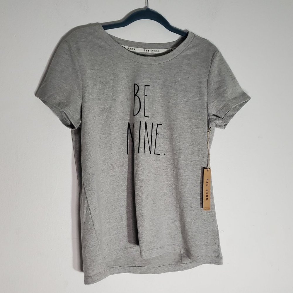 Rae Dunn "Be Mine" Gray T-shirt S
